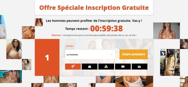 Étape 1 - Renseignez votre sexe